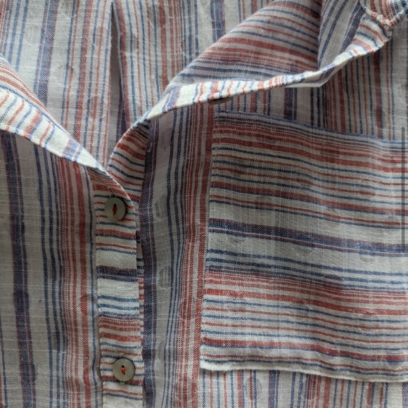 {Anthropologie} Maeve Oversized Button Up Shirt - Picture 7 of 8